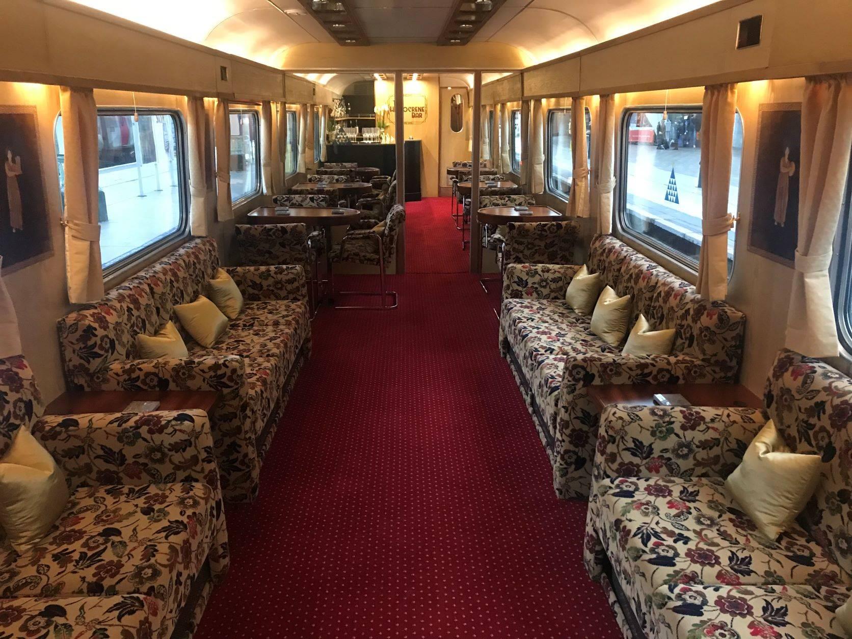 train interior